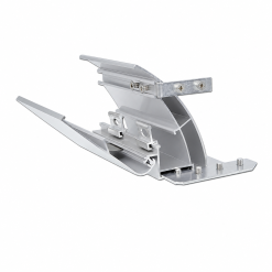 Nhôm bật cạnh 8cm mở nắp, có góc nối và vít lắp ghép