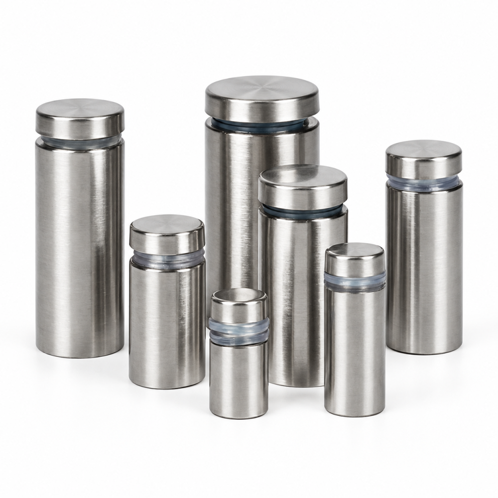 Các mẫu ốc chân kính inox 304 BEDO trên nền trắng