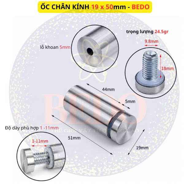 Ốc chân kính