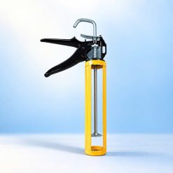 Súng bắn keo bằng tay loại tốt với khung vàng và tay bóp màu đen