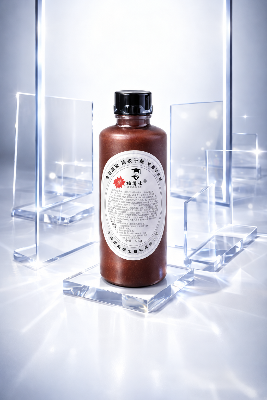 Chai keo lạnh Zhanboshi trong suốt 500ml dùng dán mica acrylic
