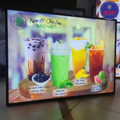 Mẫu tranh điện menu Bảo Việt tại xưởng