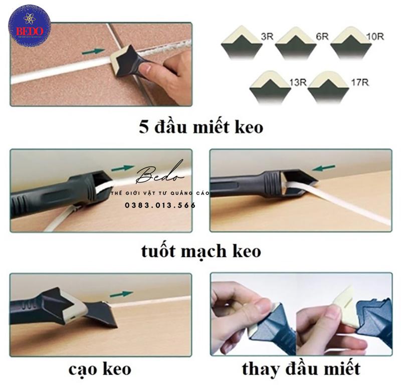bộ miết keo silicone