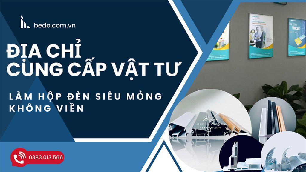 hộp đèn siêu mỏng không viền