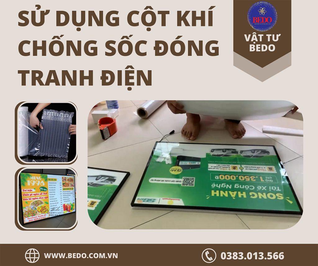 Cột khí chống sốc bọc hàng