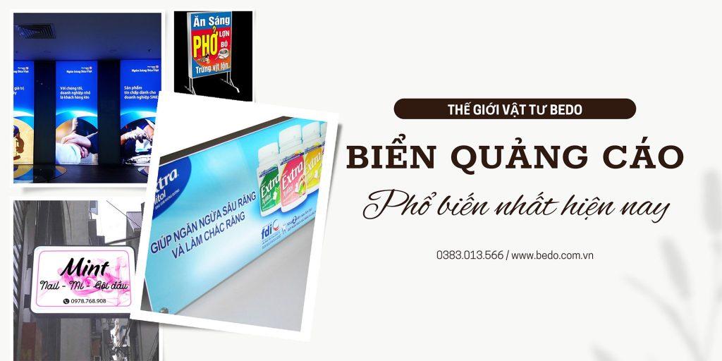 Các loại biển quảng cáo phổ biến nhất hiện nay