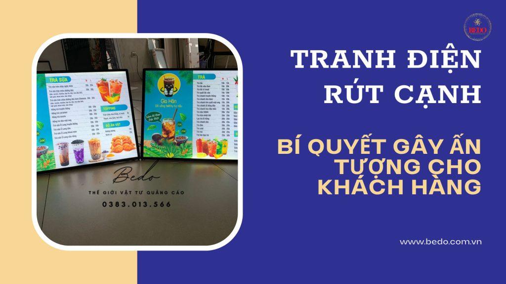 Tranh điện rút cạnh bedo