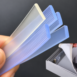 Cận cảnh đường gân rãnh trên ron nhét bạt 3 mm