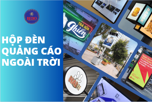 Hộp đèn quảng cáo ngoài trời