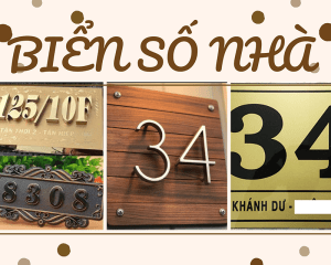 Xu hướng biển số nhà sang trọng đang được ưa chuộng hiện nay