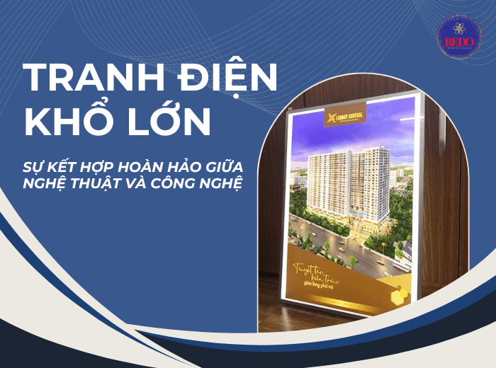 Tranh điện khổ lớn