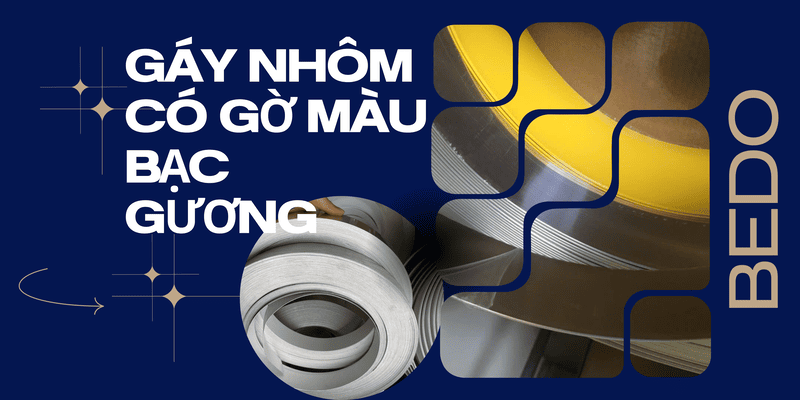 GÁY NHÔM CÓ GỜ MÀU BẠC GƯƠNG – GIẢI PHÁP UỐN CHỮ NỔI BẢNG BIỂN QUẢNG CÁO CHUYÊN NGHIỆP TỪ CÔNG TY BEDO