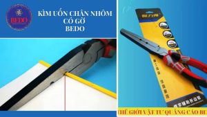 Kìm Uốn Chân Nhôm Có Gờ BEDO