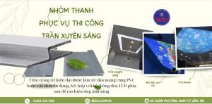 Nhôm làm trần xuyên sáng BEDO