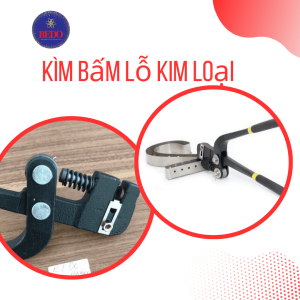 Kìm bấm lỗ kim loại BEDO