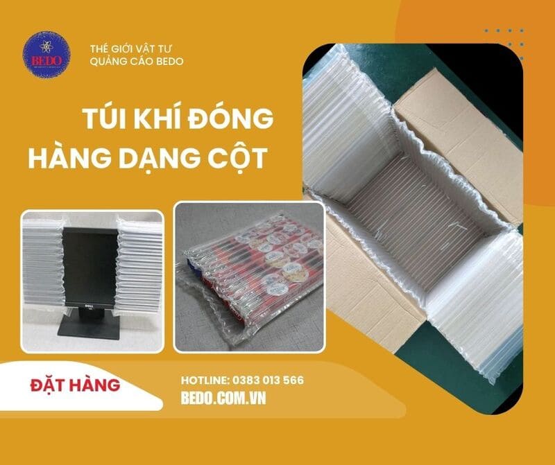 Túi khí đóng hàng dạng cột
