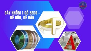 Gáy Nhôm 1 Gờ BEDO – Dễ Uốn, Dễ Dán, Siêu Tiện Lợi Cho Thợ Quảng Cáo