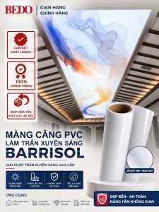 Màng Căng PVC Làm Trần Xuyên Sáng
