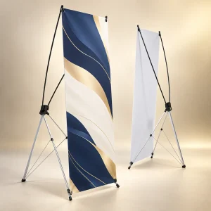 Standee chữ X cường lực BEDO 60 x 160 và 80 x 180 cm