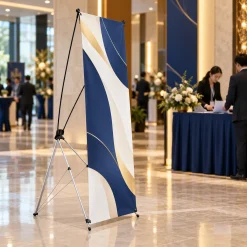 Standee chữ X cường lực BEDO tại hội nghị sự kiện