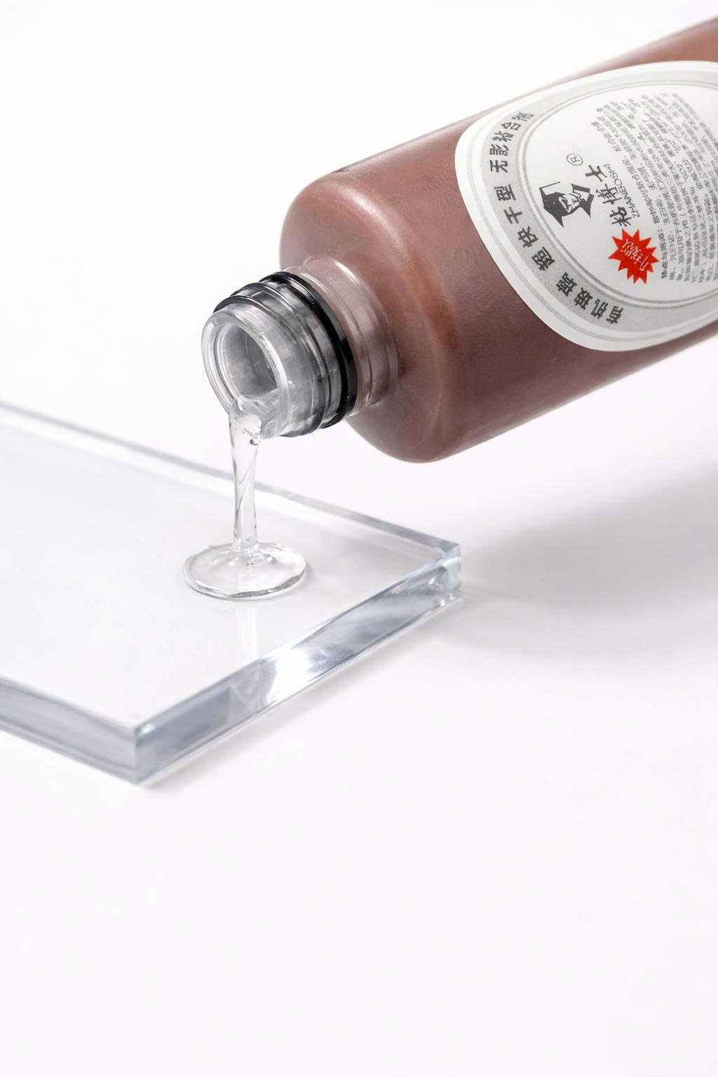 Chai keo lạnh Zhanboshi 500ml trong suốt cho gia công mica