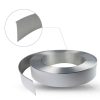 Chân nhôm uốn chữ nổi có gờ màu bạc xước BEDO