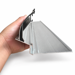 Chi tiết thanh nhôm nắp sập bản 10cm BEDO